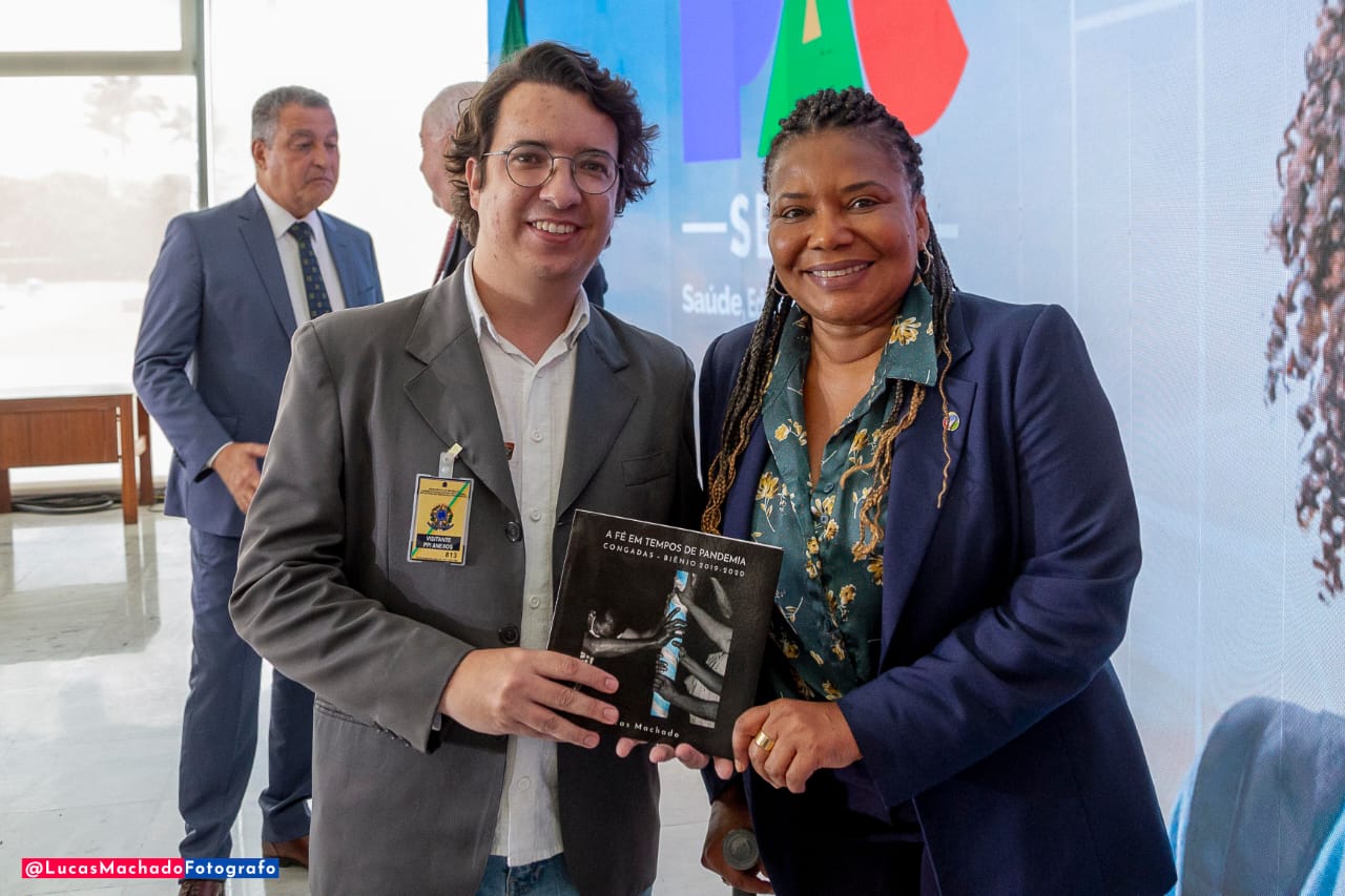 Brasília DF: Lucas Machado participa da cerimonia de lançamento do Novo PAC Seleções