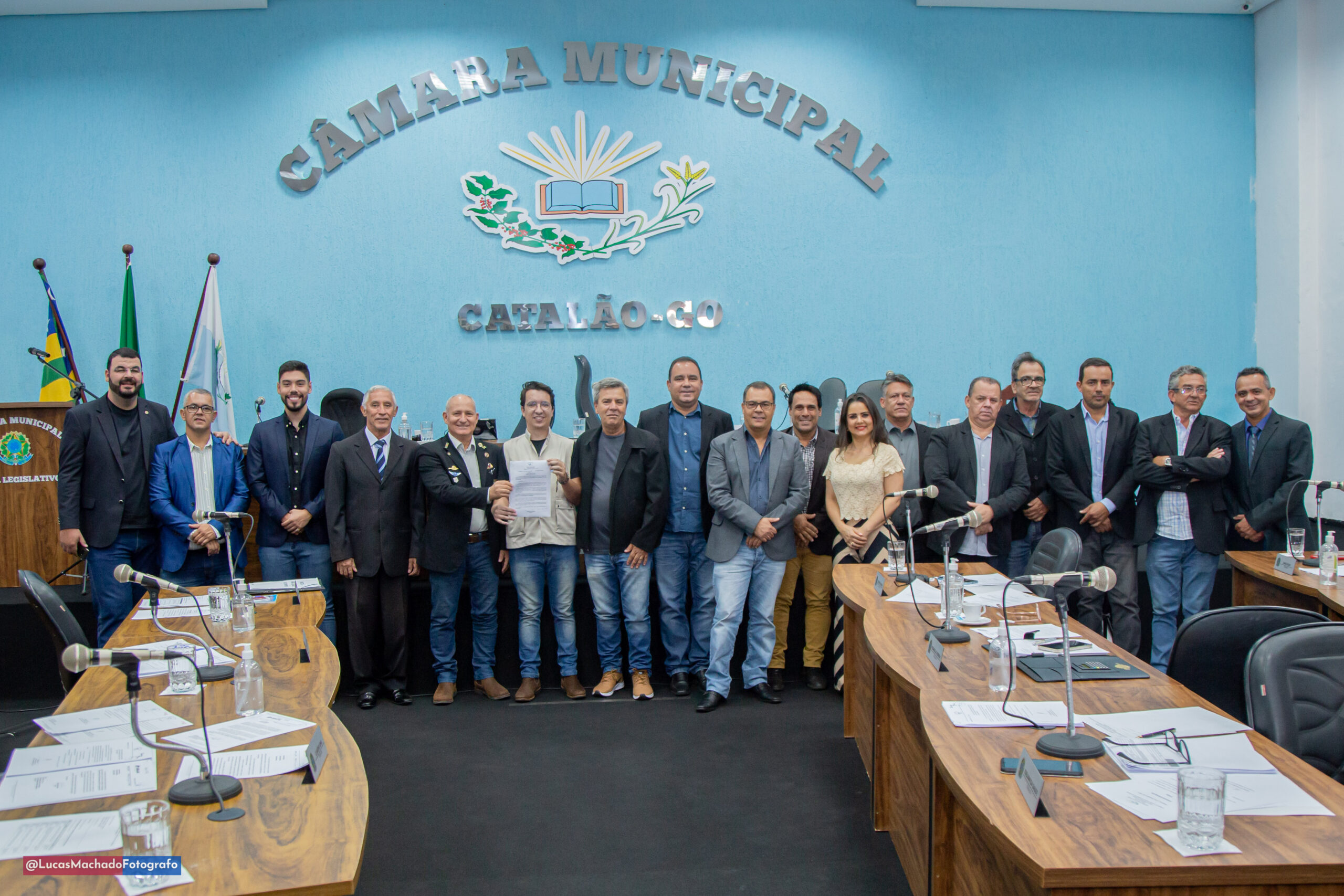 Catalão: De autoria do vereador Sargento Anísio Pereira, fotógrafo Lucas Machado recebe Moção de Aplausos por trabalho de destaque nas Congadas do município