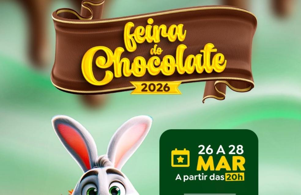 CONTAGEM REGRESSIVA: Feira do Chocolate 2026 abre as portas nesta quinta (26) em Catalão