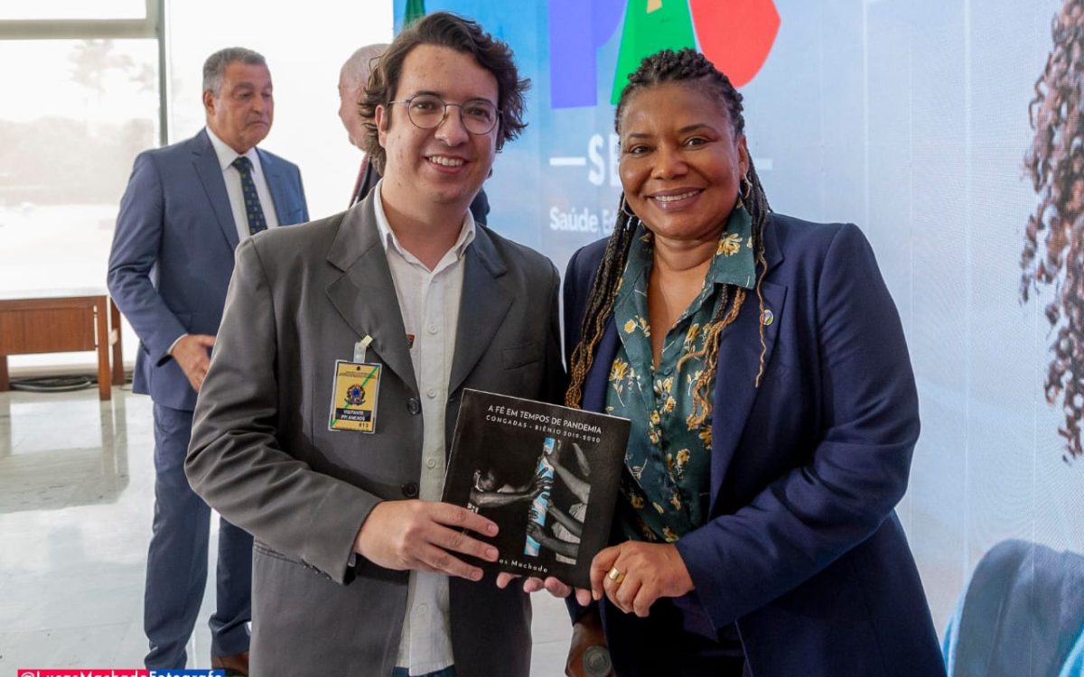 Brasília DF: Lucas Machado participa da cerimonia de lançamento do Novo PAC Seleções