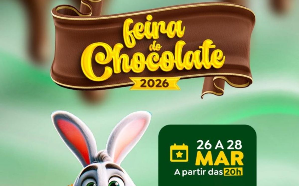 CONTAGEM REGRESSIVA: Feira do Chocolate 2026 abre as portas nesta quinta (26) em Catalão