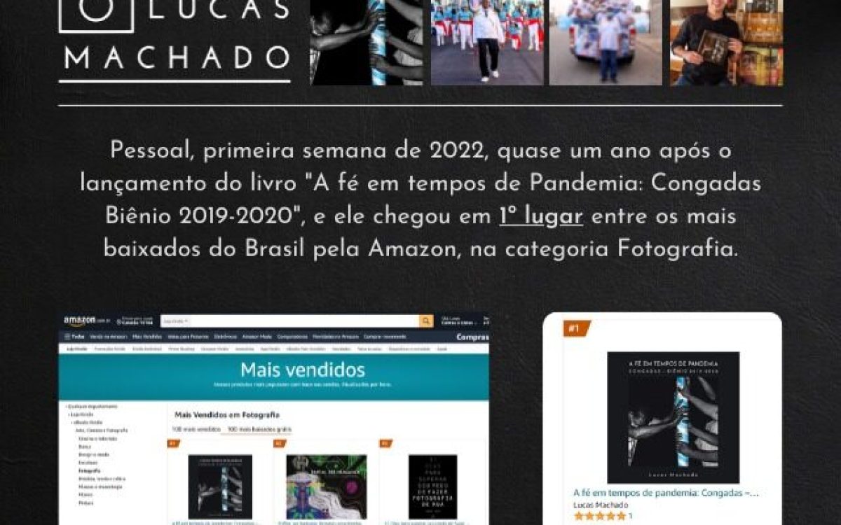 “A fé em tempos de pandemia”, livro de fotógrafo catalano chega em 1° lugar dos mais baixados do Brasil